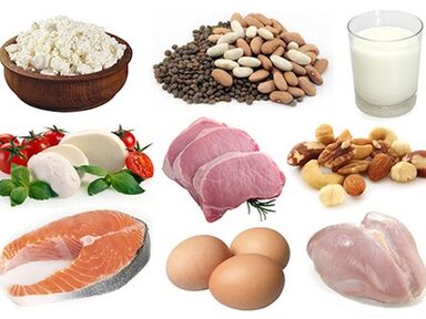 健康的な効能に必要なタンパク質食品